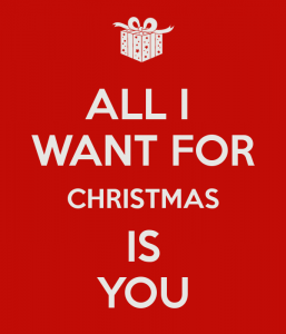 All We Want for Christmas Is….