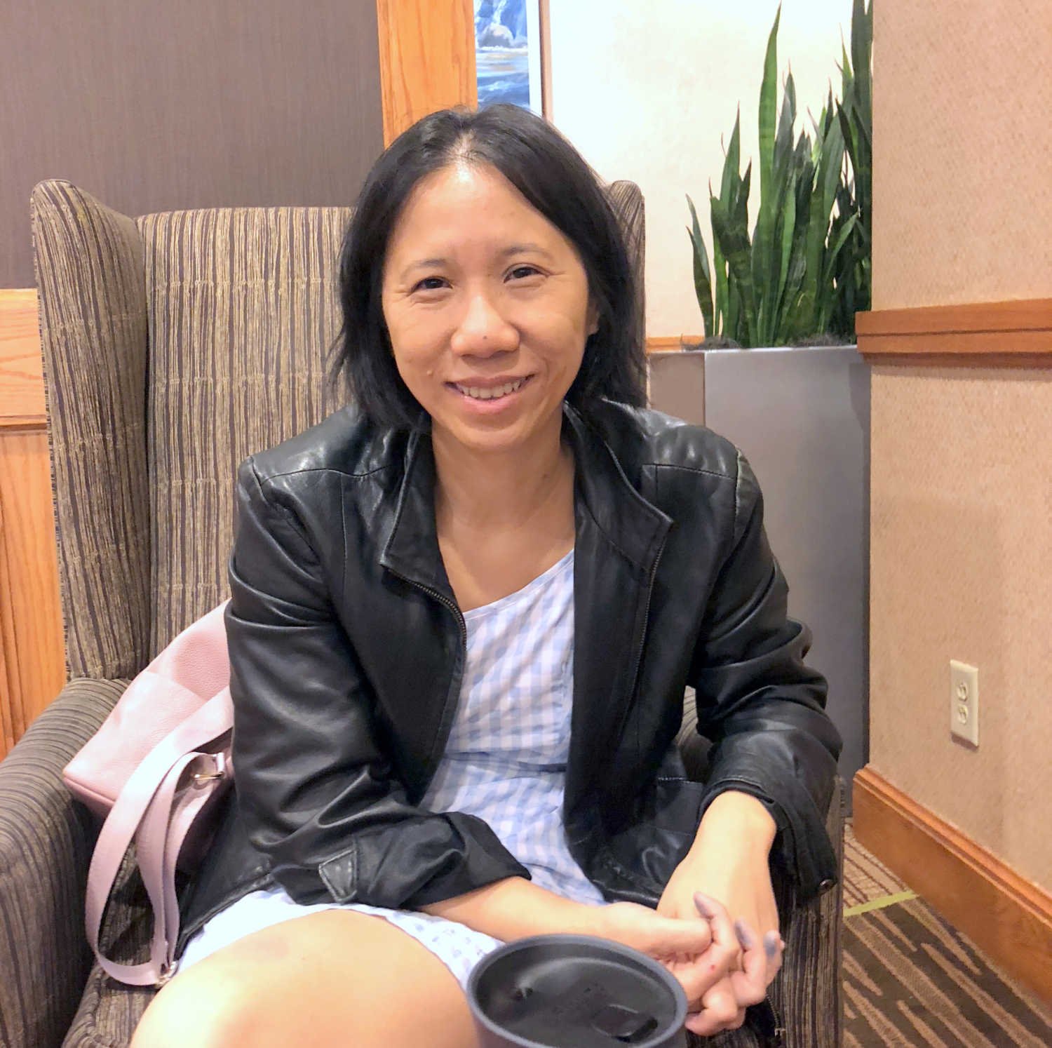 Chatting with Sherry Thomas at #RWA18