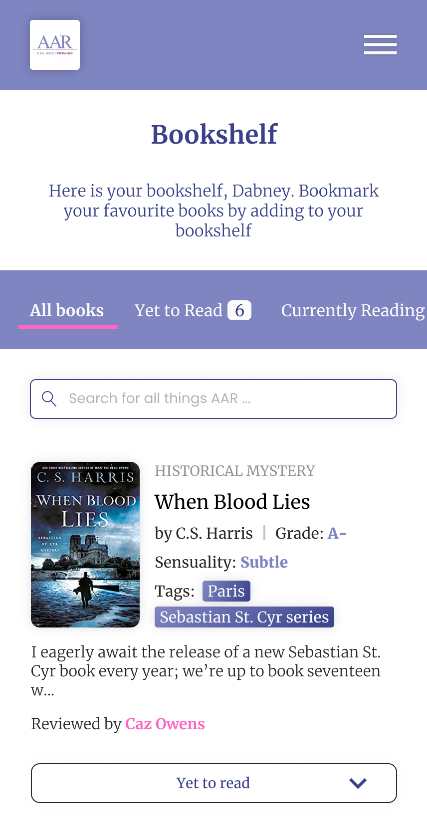 Something’s coming….